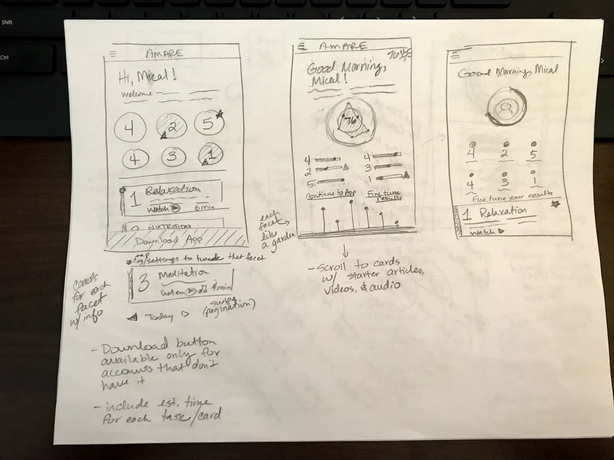 Text conversation flow — screen 3