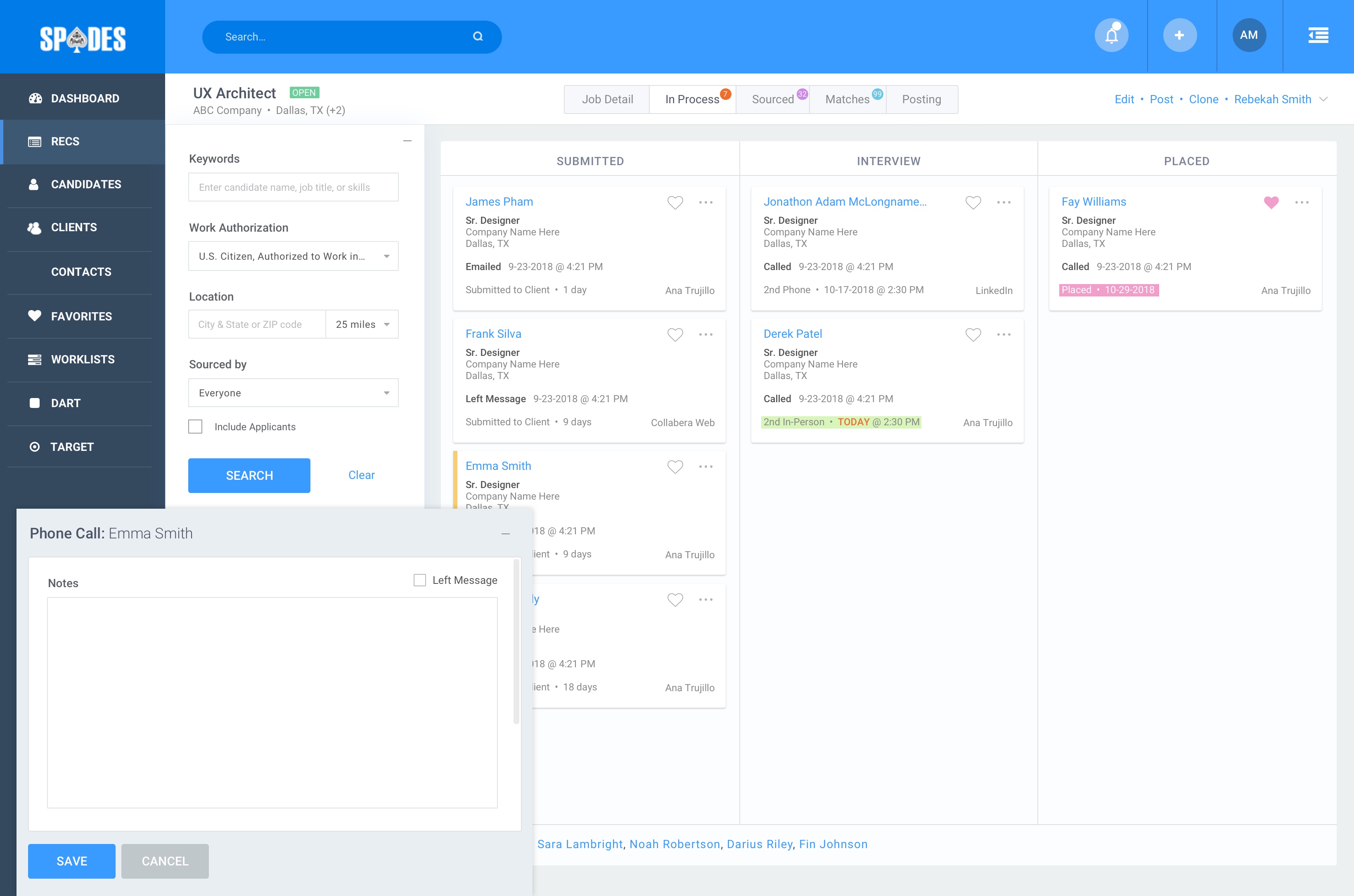 Recruiting Platform slide 5